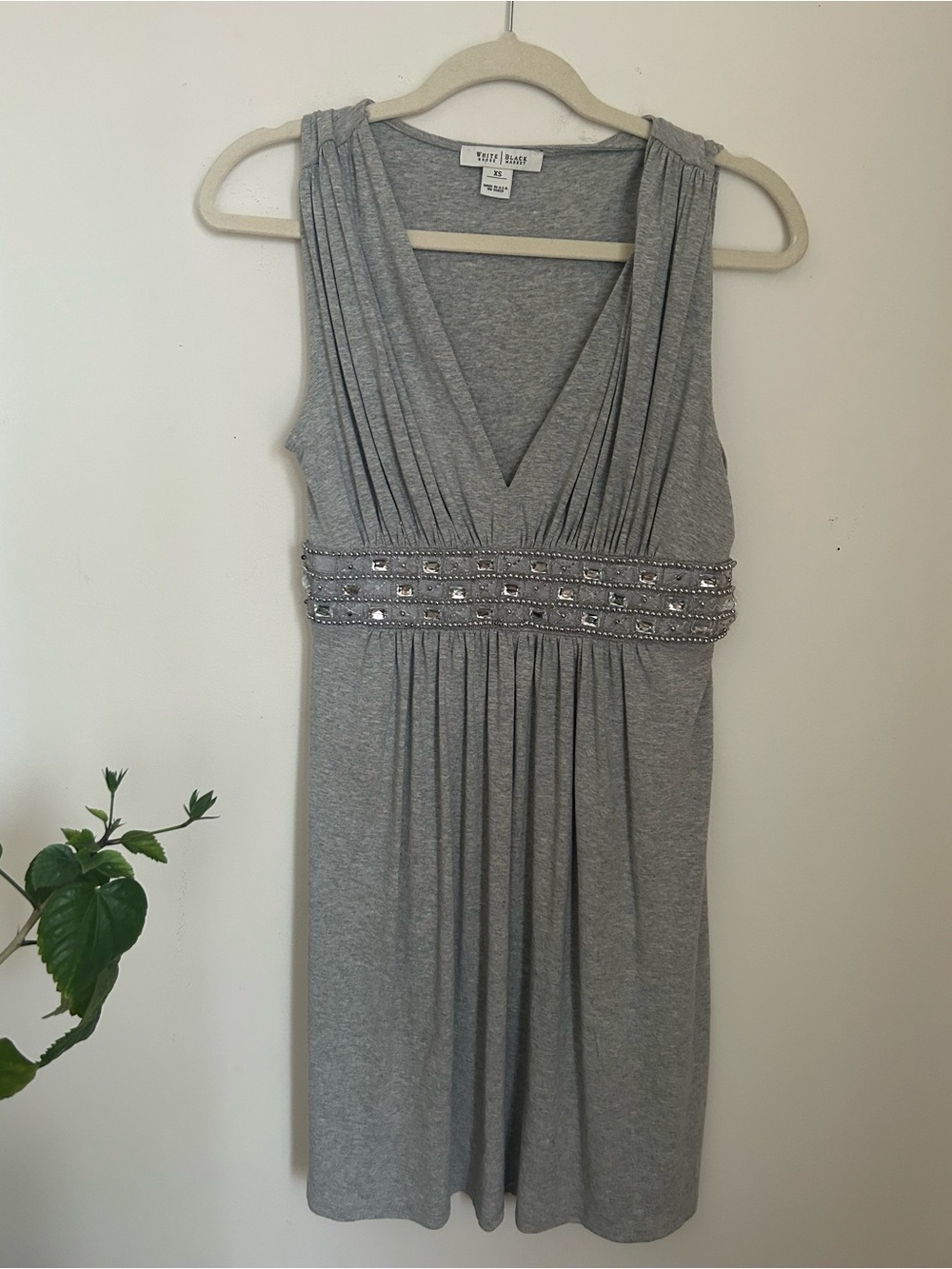 Y2K Embellished Empire Waist Dress